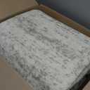 Elegant Square Tablecloth 54 Inch, Made With Fine Crushed-Velvet Material, Beautiful Ivory - White Square Tablecloth With Durable Seams, Table Cover Great for Weddings, Parties, Birthdays & Events