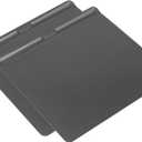 GoodCook AirPerfect Insulated Cookie Sheets Set of 2 Nonstick Carbon Steel Construction Pans for No-Burn Baking with Ergonomic Grip, 16 x 14-Inch, Gray