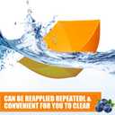 Tanlade 50 Pcs Square Plastic Serving Bowls Disposable Snack Salad Bowl Small Party Candy Bar Containers Taco Bar Serving Dishes for Buffet Chips Fruit (8 oz,Orange)