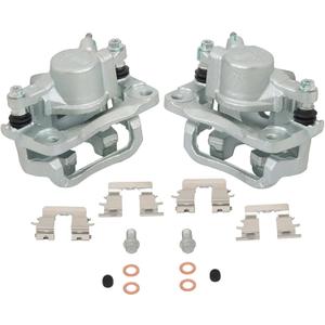 Labwork 2x Rear Left and Right Disc Brake Caliper Replacement for Toyota Sienna 4 Wheel Disc 2004-2010