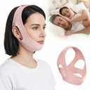 KPEBN Anti Snoring Chin Strap– Adjustable Stop Snoring Solution for Men & Women – Breathable Airflow Jaw Strap for Deep Sleep & Natural Snore Relief – Soft, Non-Itch & Washable (Pink)