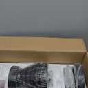 TCL 52" Ceiling Fan with Lights, Black Flush Mount Ceiling Fans with Remote Control, 6 Speeds DC Reversible, Dimmable, Noiseless, Low Profile Ceiling Fans for Bedroom