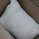 Car Pillows Napa Leather Car Seat Rest Cushion Car Lumbar Pillow for Mercedes Benz Maybach S-Class Lumbar Support Pillow car AccessoriesBeige