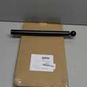 Paper Towel Holder Countertop, Standing Paper Towel Roll Holder for Kitchen Bathroom, with Weighted Base for One-Handed Operation, No Wobbly (Stainless Steel Base, Black)