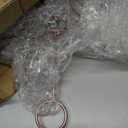 Cocktail Tree Stand for Party, Metal Drink Tower with 3 Tier 12 Holders, Bar Drinks Tree Display Wine Glasses Holder Suitable for Champagne Cocktails Martini at Christmas Weddings Bridal Shower (Rose Gold)