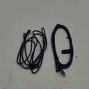 AINOPE USB C Cable 60W 2-Pack 6.6ft Nylon Braided USB C to USB C Cable Type C Charger Fast Charging Right Angle USBC Cable Charger Cord for iPhone 16 Pro Max 15 Plus Samsung S24 S23 iPad Pro Blue