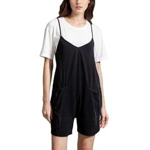 DNFUN Womens Sleeveless Rompers Loose Strap Shorts Overalls Oneise Outfits Summer Casual Jumpsuits, Small