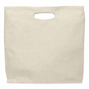 Mark Richards Canvas Hand Held Tote 13 1/2 x 13 1/2 x 2 in. Natural