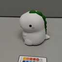 Dinosaur Night Light for Boys, Dino Lamp Silicone Light, 16 Color Nightlight, Rechargeable Battery Powered, 30Min Timer Off, Ideal Gifts for Kids,Toddler,Baby