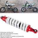 Shock Damper, 330mm Universal Rear Shock Absorber 13in Heavy Duty Steel Adjustable Spring Damper Damping for Pit Quad Mini Dirt Bike ATV Mountain Bike