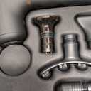 Upgraded 2-in-1 Massage Gun with Heat, Pain Relief Deep Tissue Back and Neck Massager with Extension Handle, Handheld Muscle Massage Gun for Back, Shoulder, Arm,Thigh, FSA-HSA Eligible