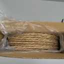 GENMOUS Woven Placemats Set of 10, 12" Round Placemats Natural Water Hyacinth Boho Placemats, Farmhouse Rattan Chargers for Dinner Plates, Rustic Braided Wicker Table Mats for Dining Table, Home, Wedding
