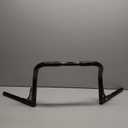 XFMT Motorcycle Black 12" Rise 1.25" Ape Hanger Handlebar For Harley Touring Electra Glide FLHT FLHTC Dressers Baggers 1982-2023