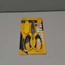 Utility Scissors Heavy Duty: 8-Inch sharp Scissors All Purpose heavy duty, Serrated Blades Cut Carpet, Cardboard, Wire, Leather, Fabric, Multipurpose Shears for Kitchen, Garden, Office, Craft (Yellow)