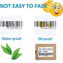 2500 PCS Thermal Shipping Labels 4x6, White Perforated & Smudge-Proof Direct Thermal Labels (250 Labels/Roll), Compatible with Zebra, Rollo, Jadens, Nelko (10 Rolls)