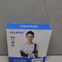 Velpeau Arm Sling Shoulder Immobilizer for Women and Men, fit Left or Right Arm - Rotator Cuff Support Brace - Medical Sling for Shoulder, Clavicle, Elbow Injury (Comfort type, Large: Bust 33.5-41)