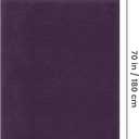 Utopia Towels Luxurious Jumbo Bath Sheet 2 Piece, 600 GSM, 35 by 70 Inches, 100% Ring Spun Cotton, Highly Absorbent and Quick Dry Extra Large Bath Towel, Super Soft Towel, Plum