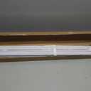 LazBlinds No Tools No Drill 1" Vinyl Mini Blinds, Cordless Blinds for Windows, Light Filtering Horizontal Window Blinds & Shades, 35" W x 64" H, White