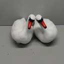Deekin 2 Pieces Swan Decoy Pond Decoration Goose Decoys Hunting Floating Deterrent Garden Pond Decoration for Fields or Float on The Water Pool, Garden and Patio Accessories