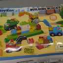100+ Pcs Building Blocks Set with 4 Trucks, Gift for Kids Ages 3-6