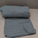 EMME Cotton Blanket Queen Size for Bed Soft Large Muslin Bed Blankets 90"x90" Lightweight Breathable Layering Bedspread All Season Gauze, Teal