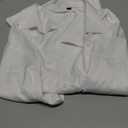 Mens Wrinkle Free Dress Shirts Stretch Business Button Down Shirt Formal Long Sleeve Wedding Casual Shirts (3X-Large, White)