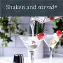 Vikko Martini Glasses Set of 6, 5.2 Ounce Cocktail Glasses with Stem, Elegant Cosmopolitan Glasses for Martinis and Cockatails, Dishwasher Safe, Durable Manhatten Glasses