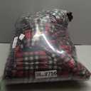 Buryeah 15 Pcs Christmas Buffalo Plaid Throw Blankets Bulk 60 x 50 Inch Tartan Plaid Checkered Warm Throw Blankets Decor for Christmas Couch Sofa Chair Bed Office Home(Style B,Red and Black)