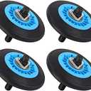 DC97-16782A Dryer Drum Roller compatible with Samsung Dryer Roller Replacement Kit - Replaces DC97-07523A PS4221885 AP5325135 WPW10177428-4 Pack - BY AMI PARTS