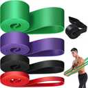 Resistance Band,Pull Up Assistance Bands, Workout Bands, Exercise Bands, Resistance Bands Set for Working Out with Door Anchor,Physical Therapy, Shape Body, Men and Women (set1 ( 0.3-1.3in ))