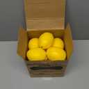 BigOtters Large Artificial Lemons, 3.7 x 2.5 Vivid Faux Lemons for Fake Fruit Bowls, Home Kitchen Decor, Party & Photography Props (12PCS)