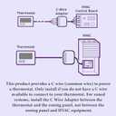 C-Wire Adapter for Smart Thermostats: A Power Solution for Smart Thermostats Without a C-Wire THP9045A2098/U