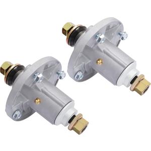 2PCS Deck Spindle Assembly - Replace for John Deere 100 Series 42", 54" Deck Lawn Tractors - L100-L130, LA105-LA175, D100-D170, E100-E180, S100-S160, X100-X140 Since 2006 - with Zerk & Bolts