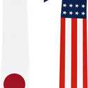 2 x Japan Flag International Students Graduation Sash Stole Scarves 180 X 13 CM/70 X 5 INCHES Double Sided Graduation Decoration Item