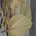 105 Pcs Boho Dried Pampas Grass Decor Bulk, Large Dried Palm Spears Bunny Tails Pampas Reed Grass Dried Palm Leaves Dried Flower Bouquet Boho Centerpieces for Wedding Home Tables Decor