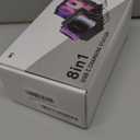 300W Charging Station for Multiple Devices, 8 Port Multi USB C Fast Charger Station Dock for MacBook iPhone 17/16/15/14/13/12 Samsung Pixel Series iPad, Black (6 Mixed Short Cables Included)