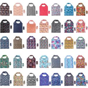 Merkaunis 35 Pack Reusable Floral Grocery Bags Foldable Grocery Bags Machine Washable Bags Grocery Bag Reusable Shopping Bag Waterproof Reusable Groceries Bag Packable Shopping Bag for Shopping