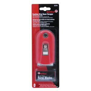 Red Devil 3219 Soft Grip Push Pull Window Scraper with 5 Blades