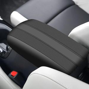AOMSAZTO Console Covers for 2014-2019 Toyota Corolla Armrest Covers for Toyota Corolla Black with Carbon Fiber