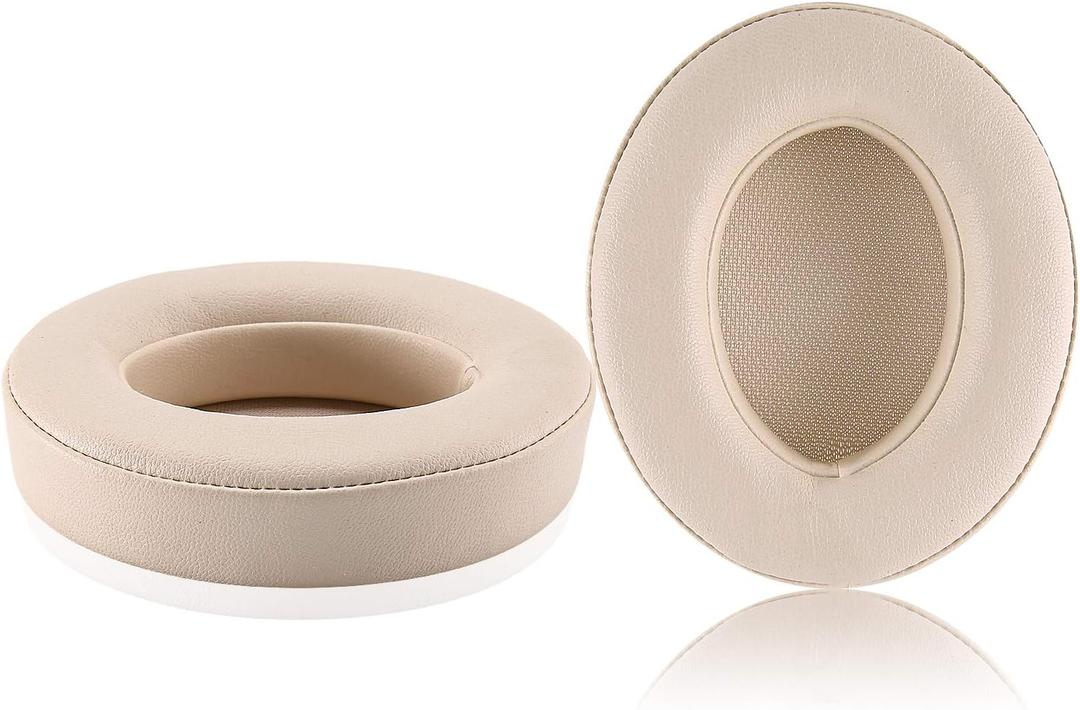 Studio 2/3 Replacement Earpads, JARMOR Memory Foam Ear Cushion Pads Cover for Beats Studio 2.0 Wired/Wireless B0500 / B0501 & Studio 3.0 Over Ear Headphones by Dr. Dre ONLY (Rose Gold)