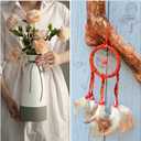 uxcell Leather Cord, 98.42 Yards 2.6mm Flat Suede String Strip for Purse Handbag Shoelace DIY Crafts Bracelet Making, Purple 1 Roll