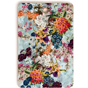 Society6 Bamboo Cutting Board- Kitchen Decor by Burcu Korkmazyurek - Unique Cutting Boards for Kitchen, 16" x 10.5" x 0.5", Summer Botanical Garden VIII