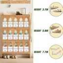 Shoe Slots Organizer,36 Pack Transparent Shoe Stacker Adjustable Shoe Slot Organizer Space Saver Shoe Rack Holder Shoe Storage Organizers for Closet,Transparent