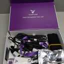 V Light Hair Extension Kit with UV Technology, 6X 20g Adhesive Glue, 4X 30ml Remover Solution, Professional Tools for Seamless Extensions and Quick Application