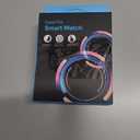 2 x Misxi 2-Pack Hard PC Case with Screen Protector for Samsung Galaxy Watch 5 Galaxy Watch 4 44mm, Ultra-Thin Scratch Resistant Cover with Tempered Glass, 1 Black + 1 Transparent