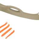 HQPASFY A Pillar Interior Trim Handle Passenger Side Compatible with 2004-2008 Ford F150 2006-2008 Lincoln Mark LT A Pillar Grab Handle Replace# 4L3Z1503598AAC, 4L3Z-1503598-AAC (Beige)