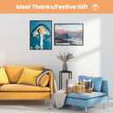 Upsimples 16x24 Picture Frame Black 3 Pack, Scratch-Proof Poster Frames 16 x 24 for Photo Gallery - Slide-In Strips, Horizontal or Vertical Wall Mounting