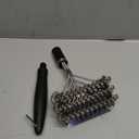 Grill Brush and Scraper Bristle Free  Safe BBQ Brush for Grill  18'' Stainless Grill Grate Cleaner - Safe Grill Accessories for Porcelain/Weber Gas/Charcoal Grill  Gifts for Grill Wizard