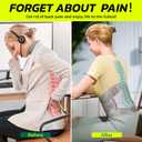 aoFIT Back Brace for Lower Back Pain Relief with 360-Degree Biochemical Hug Support, Back Support Belt for Men and Women, Soft Breathable Fabric Lumbar Support for Herniated Disc, Sciatica 3XL