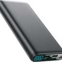 Portable Charger 38800mAh Power Bank with 5 Outputs & 2 Inputs,PD USB C In&Out Fast Phone Charging External Battery Pack Backup,Travel Essential Outdoor for iPhone 17/16/15,Android Samsung Galaxy etc